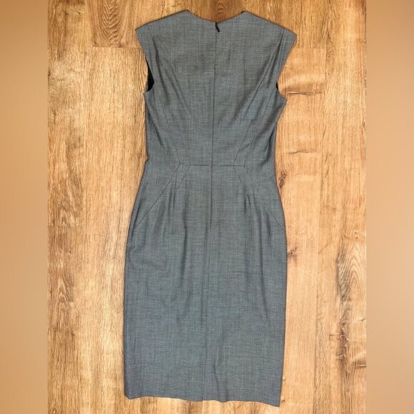 NWT BOSS HUGO‎ BOSS Dalana Diamond Sheath Dress V neck Made in Croatia 🇭🇷 Sz 4 - Picture 4 of 15